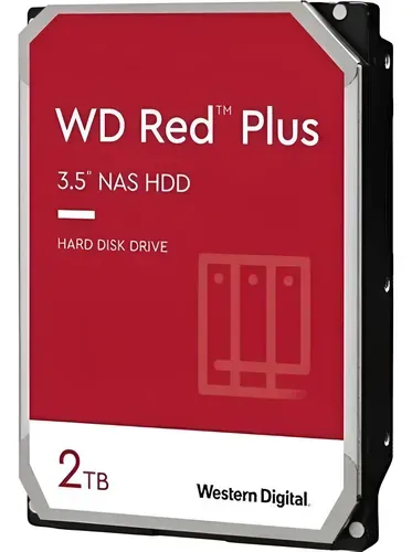 HD WD Red Plus 2 TB para NAS SATA 6 Gb/s WD20EFPX