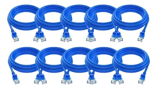 Patch cord Furukawa Cat6 RJ-45 2 m, kit 10 cabos